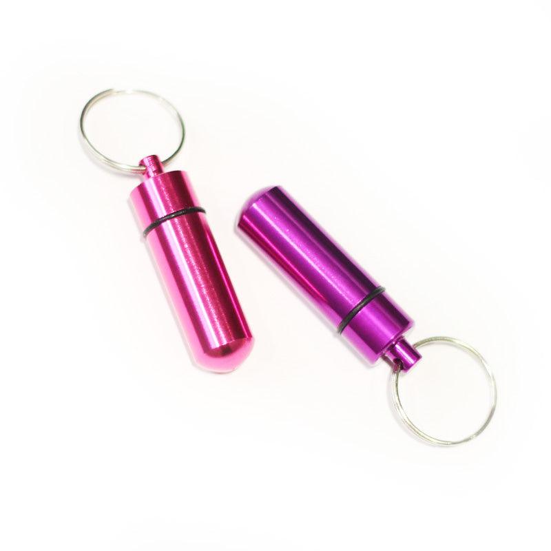 Portable Keychain Pill Box|DIY Combo|Devise a self-defense keychain that's uniquely yours. - keychaincop