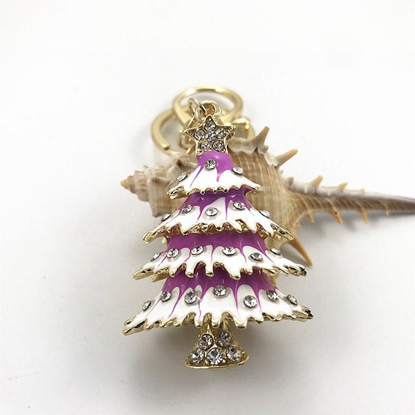 Metal & Diamond Keychain