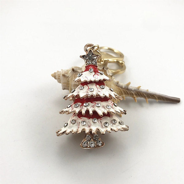 Metal & Diamond Keychain