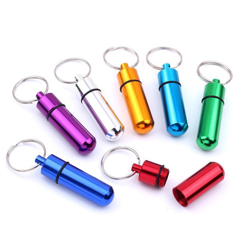 Portable Keychain Pill Box|DIY Combo|Devise a self-defense keychain that's uniquely yours. - keychaincop