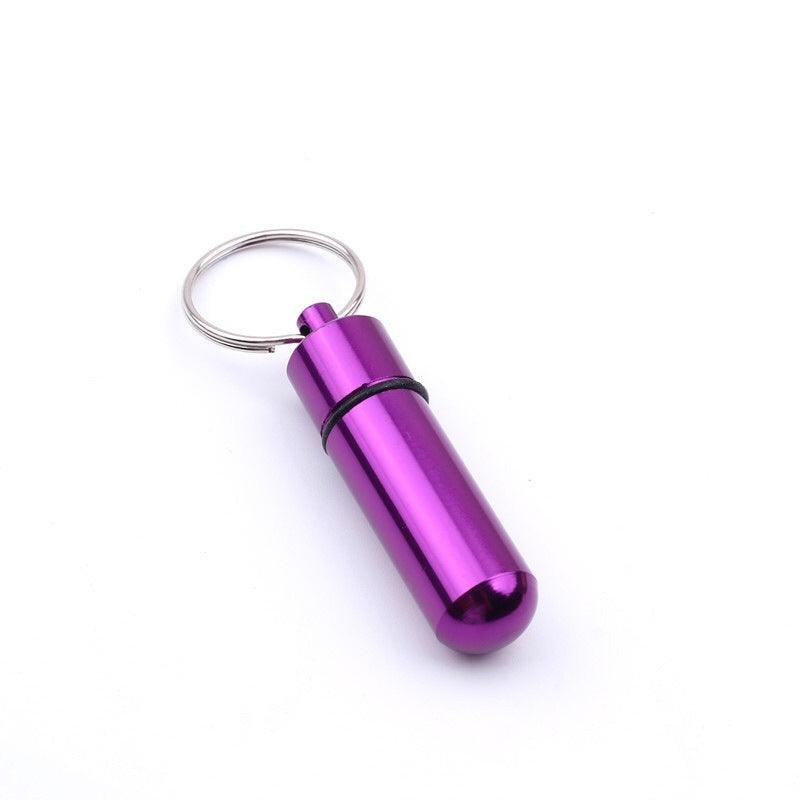 Portable Keychain Pill Box|DIY Combo|Devise a self-defense keychain that's uniquely yours. - keychaincop