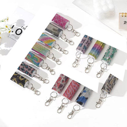 Pump Crystal Keychain