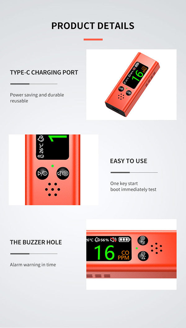 Portable CO Detector