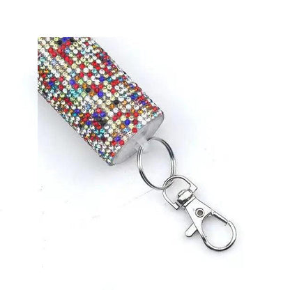 Pump Crystal Keychain
